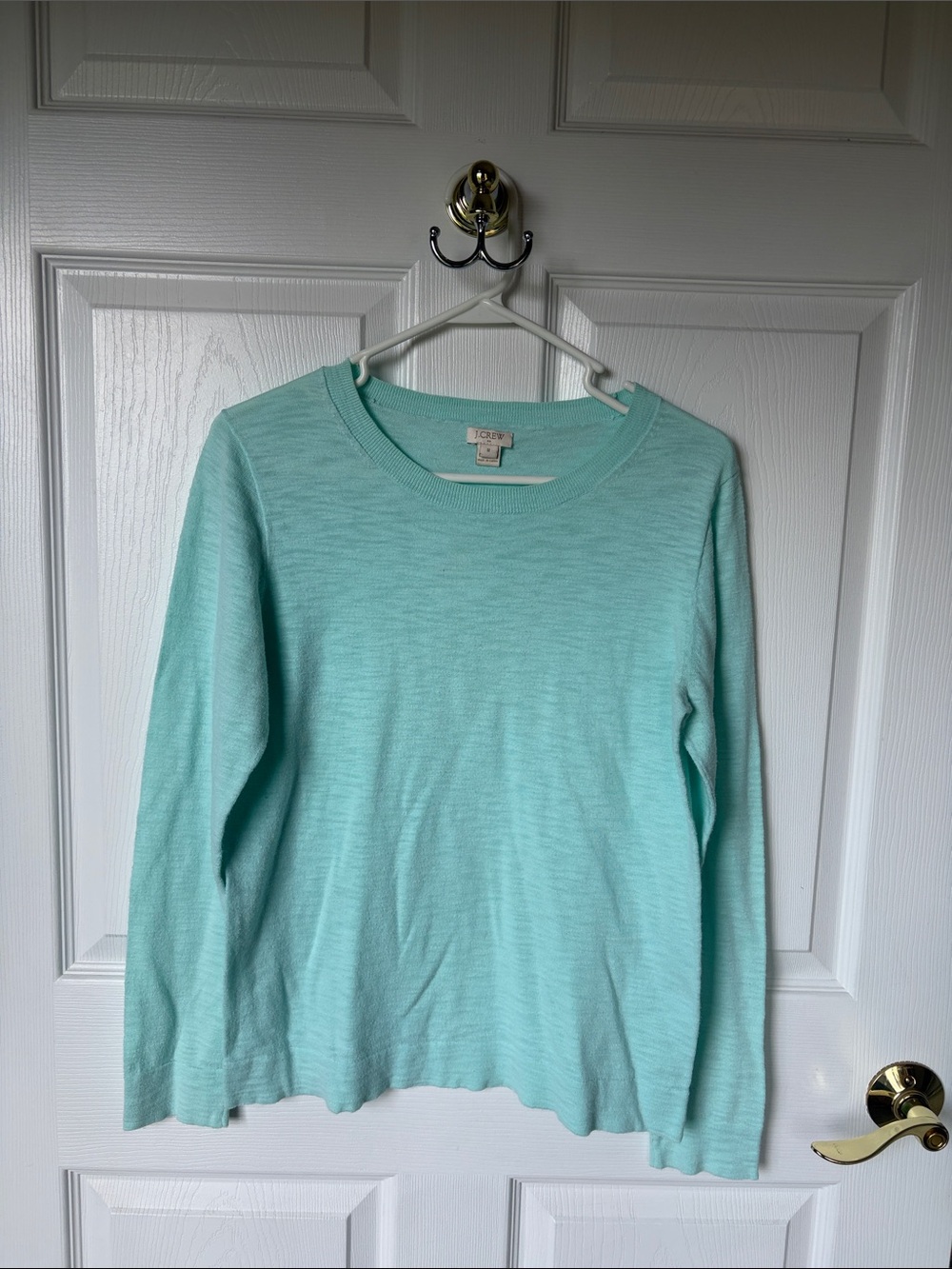 J. Crew Mint Green Crewneck Sweater